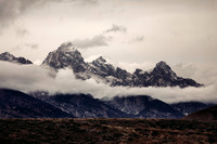 Grand Tetons from Gros Ventre Rd